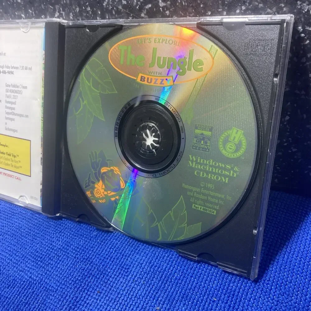 Buzzy The Jungle PC CD Rom